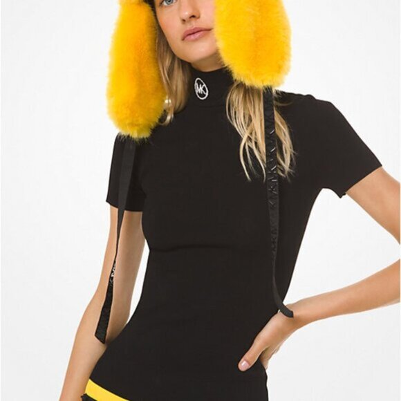 Michael Kors Mock Neck Top - Picture 1 of 3